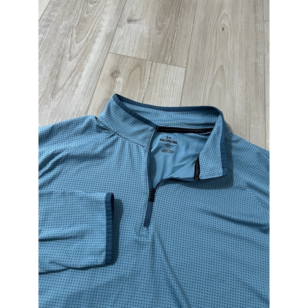 Under Armour UM1221 - Men's T2 Green Half Moons Print Quarter-Zip 2XL
